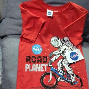 Red Astronaut Kids T-Shirt